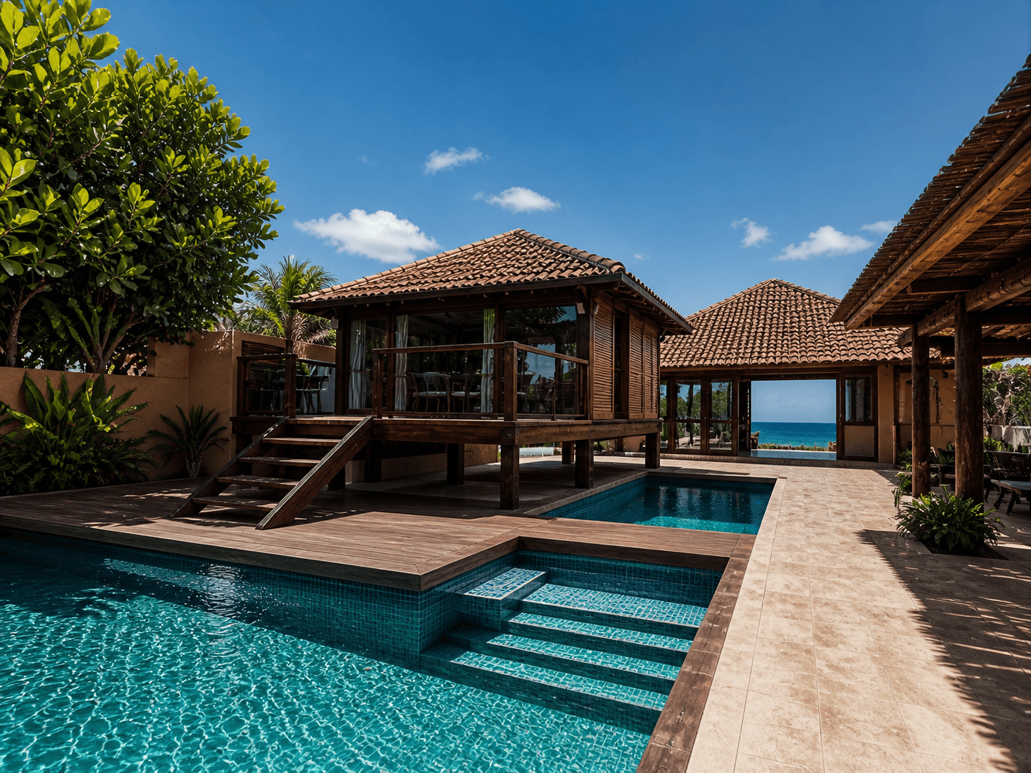 Rancho-Style Beachfront Villa at Playa Puerto Real